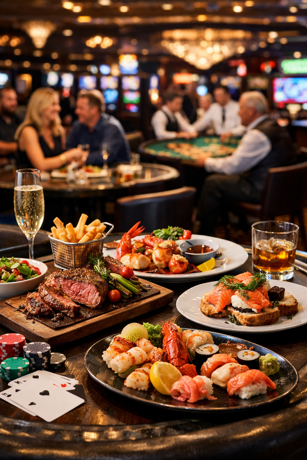 Voiko kasinolla syödä ja muita ruokaetikettejä